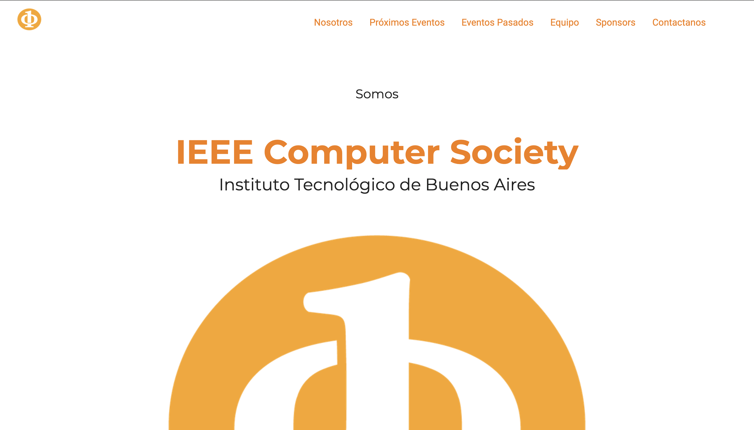 Computer Society Webpage